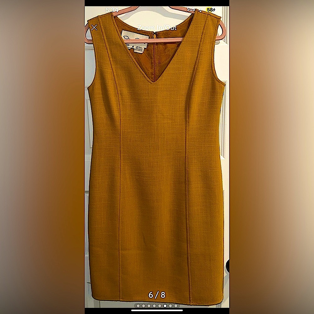 Oscar De La Renta WOOL Dress SIZE 8